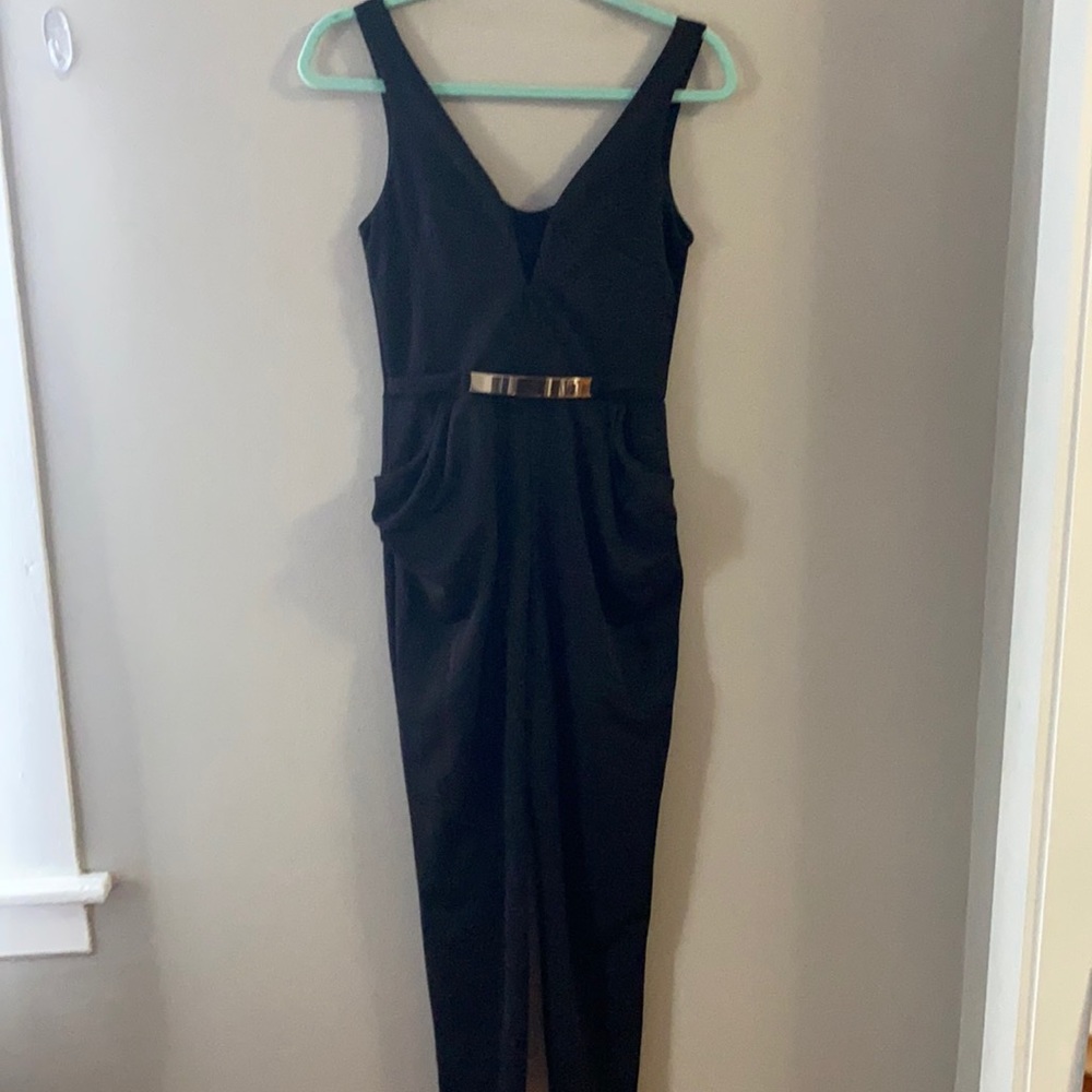 Black pantsuit